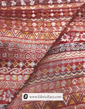 Orange Dola Silk Jacquard Fabric for Kurta-Sherwani – Boutique Use in Coimbatore
