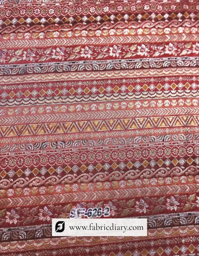 Bulk Manufacturer of Jacquard Printed Silk Fabric in Jodhpur