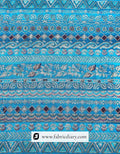 Fashion Agency Use Teal Blue Position Fabric from Guntur