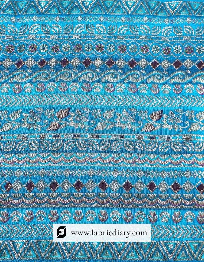 Fashion Agency Use Teal Blue Position Fabric from Guntur