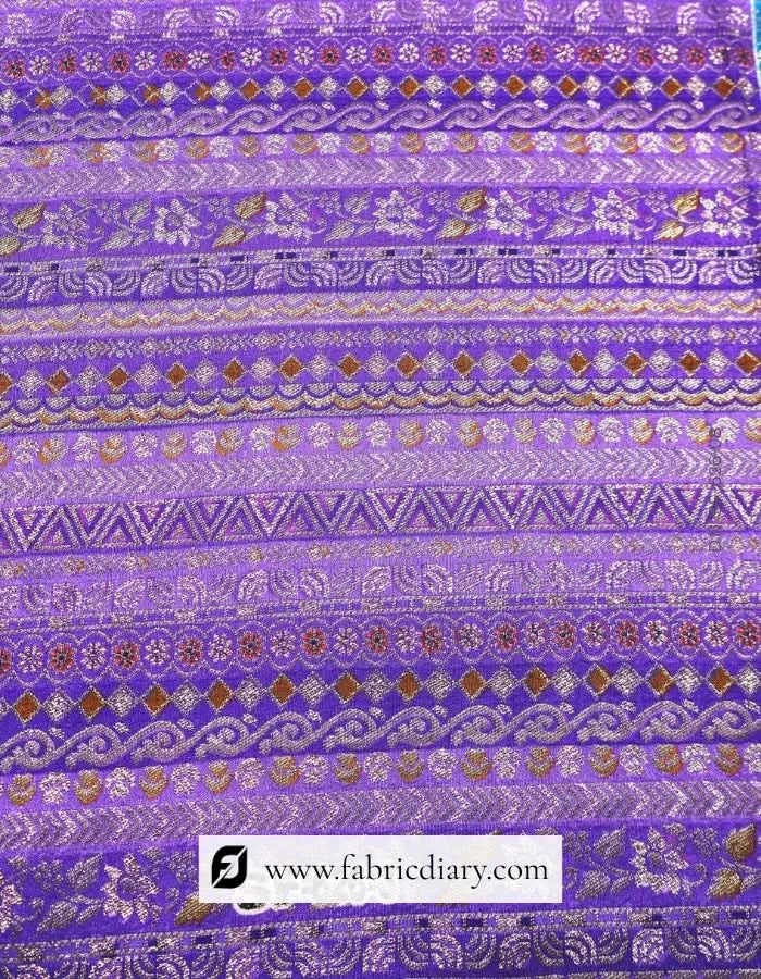 Jacquard Dola Silk Print Fabric Wholesale for Agencies in Kozhikode