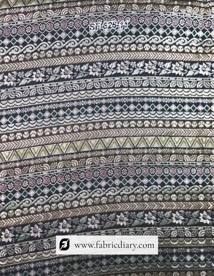 Wholesale Boutique Fabric – Olive Green Dola Silk in Shillong