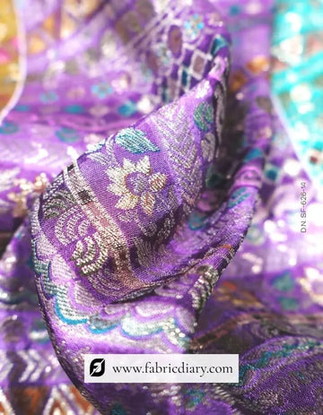 Traditional Green Dola Silk Fabric for Heavy Garments – Exporter in Cuttack