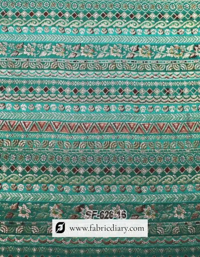 Premium Green Dola Silk Fabric Manufacturer for Agencies in Raigarh