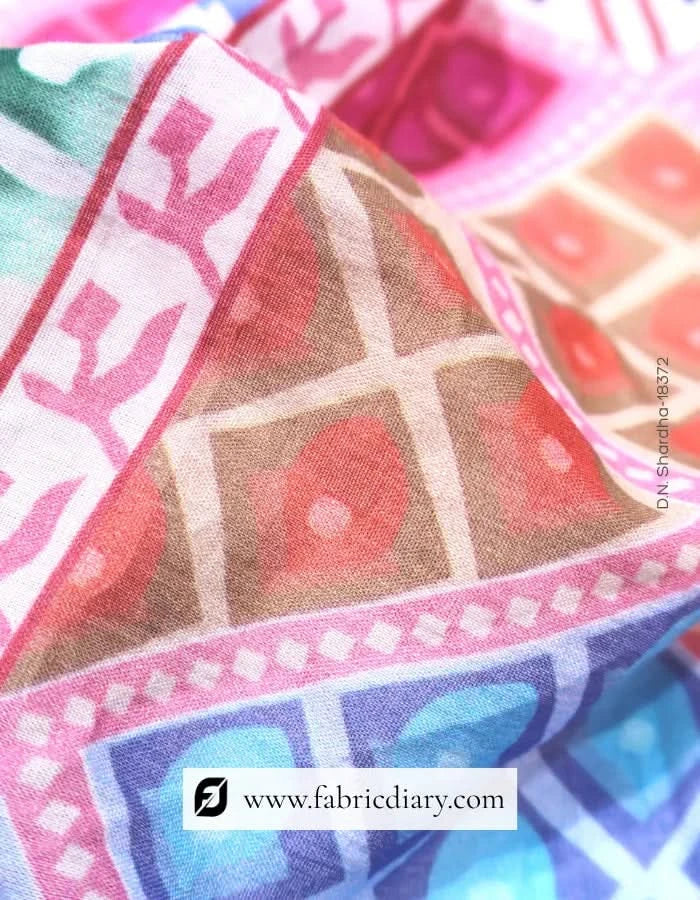 Printed cotton fabric exporter in Mainpuri – High-quality cambric prints