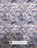 Poly linen abstract printed fabric in Buxar