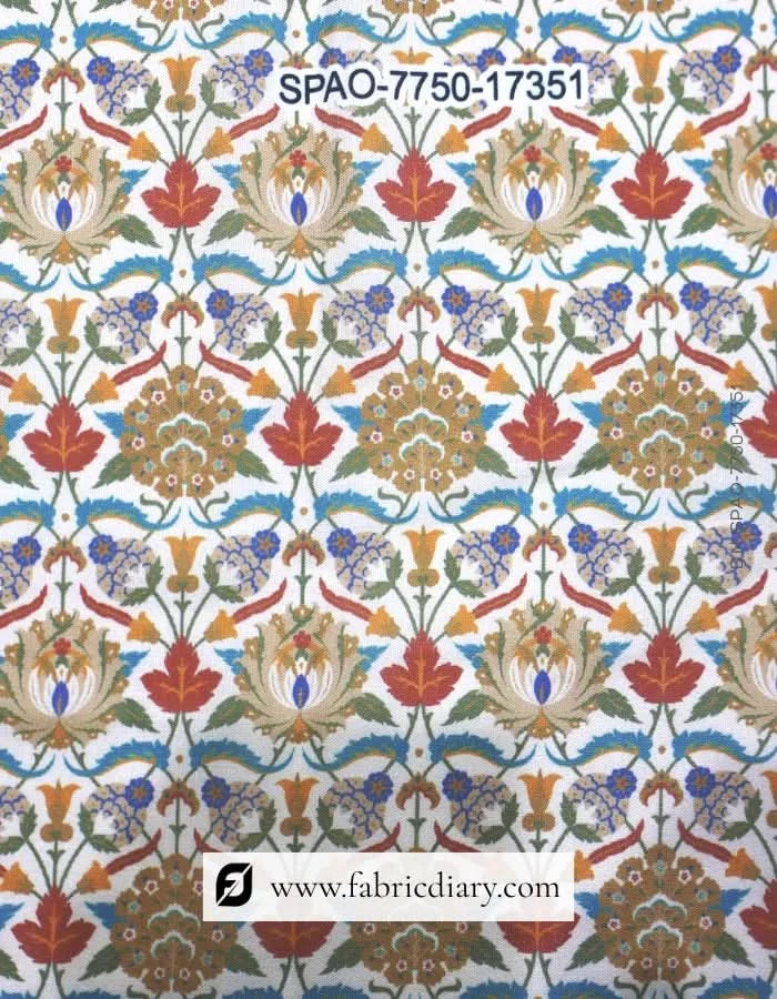 Designer motif printed fabric in Silchar