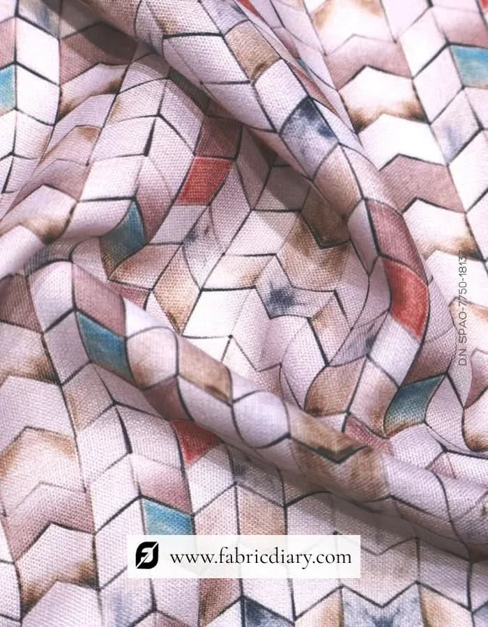Poly linen printed fabric bulk from Gandhinagar