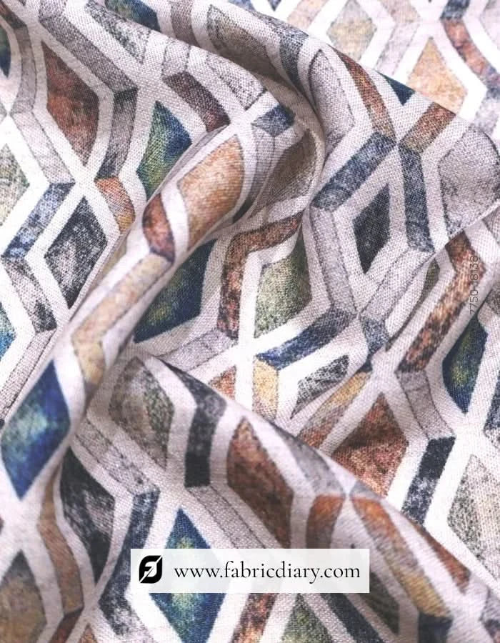 Geometric printed fabric bulk in Jammu for kurtas
