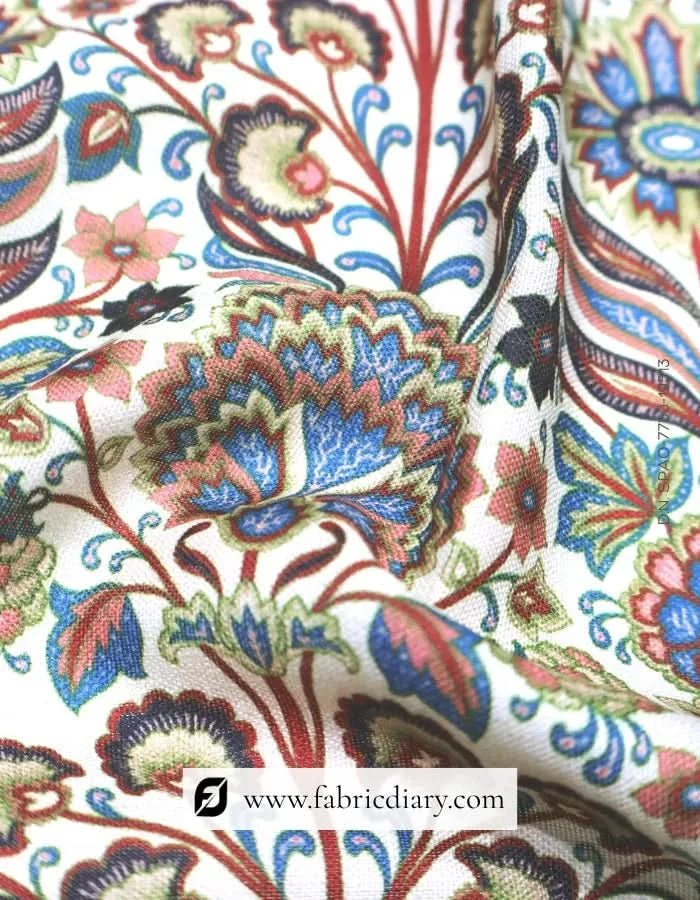 Floral printed fabric wholesale in Udaipur for kurtis