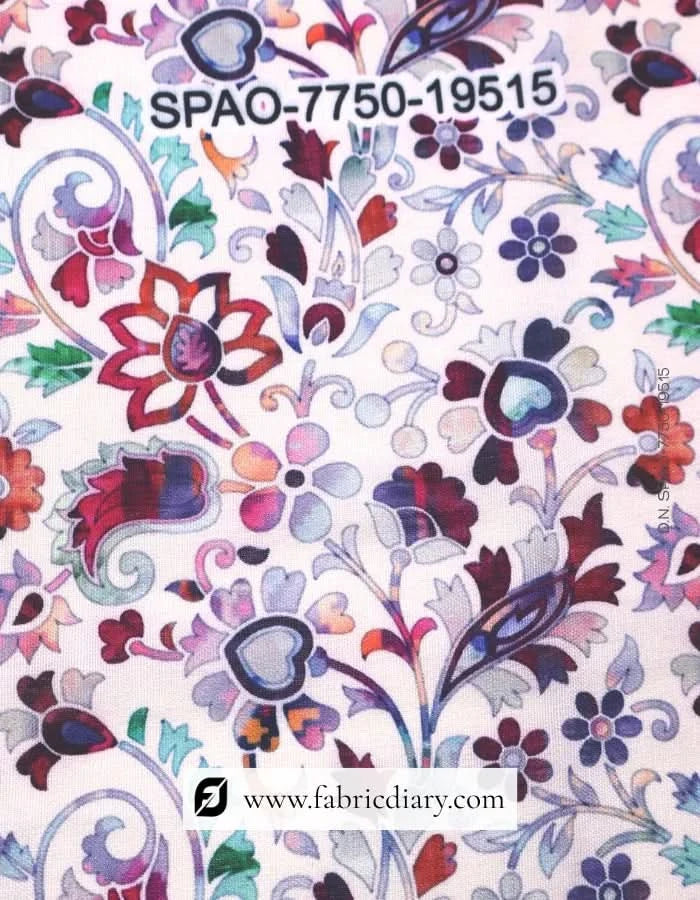 Designer abstract printed fabric bulk in Vadodara