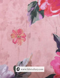Sky blue floral muslin exporter for Australia fashion brands