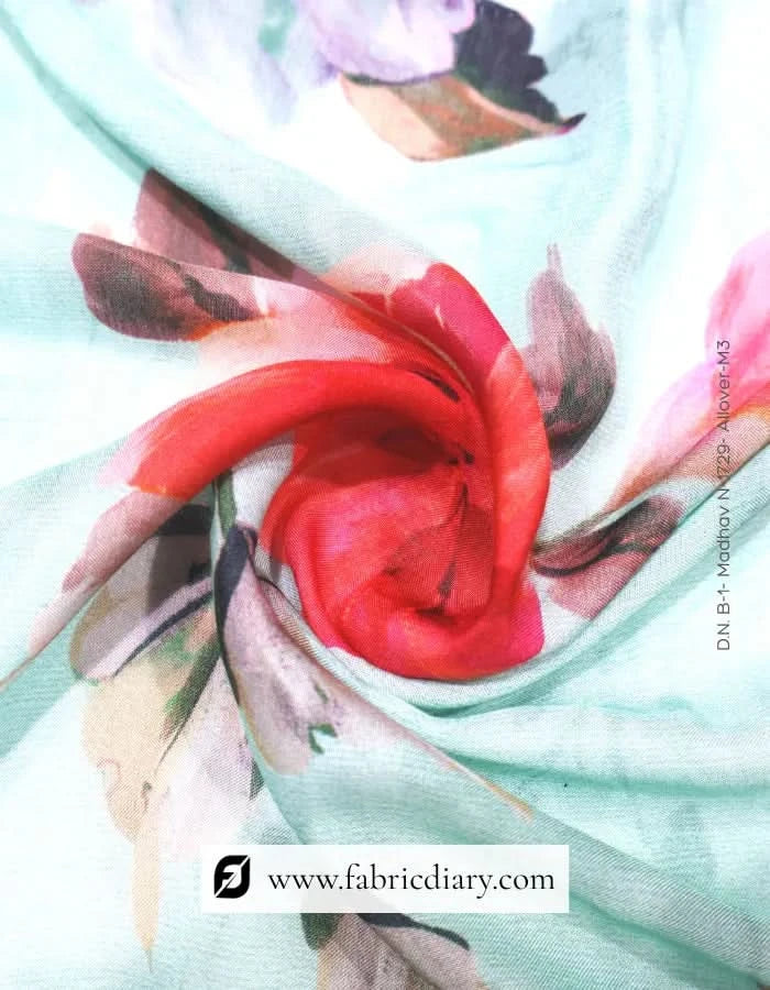Light pink muslin morningwear fabric UK export supplier