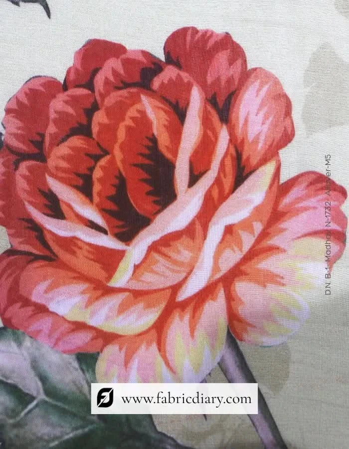 Floral muslin chiffon dress fabric Netherlands export