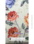 Vintage floral printed muslin fabric in Brazil stores