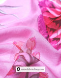 Embroidered floral muslin for Russia winter collection