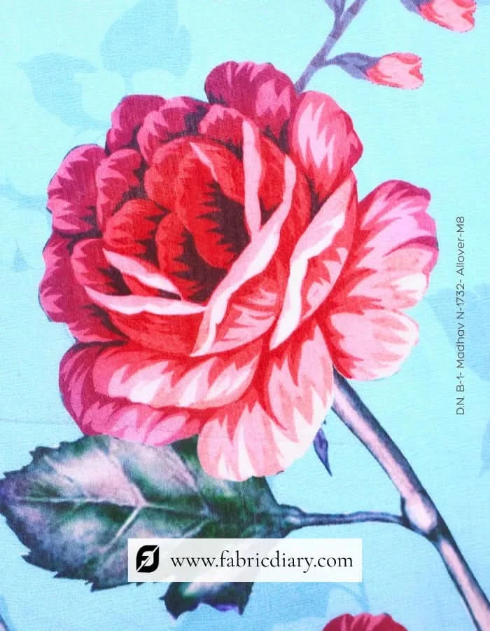 Floral muslin kaftan fabric exporter for Pakistan buyers