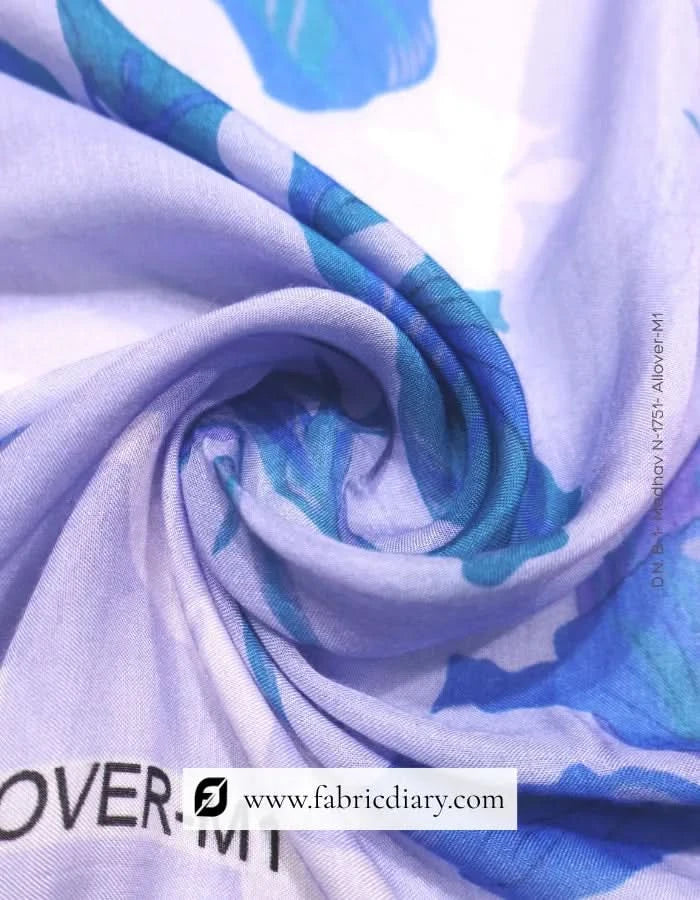 Trendy floral muslin outfit fabric in Philippines fashion