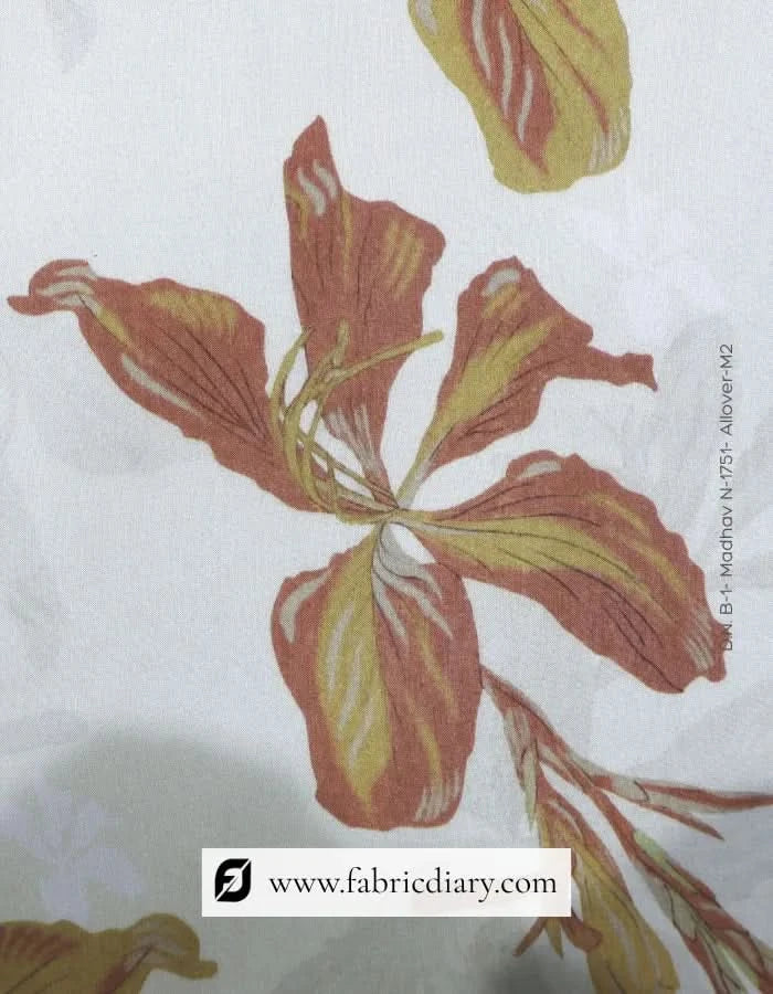 Printed muslin scarf fabric for Iran fashion retailers