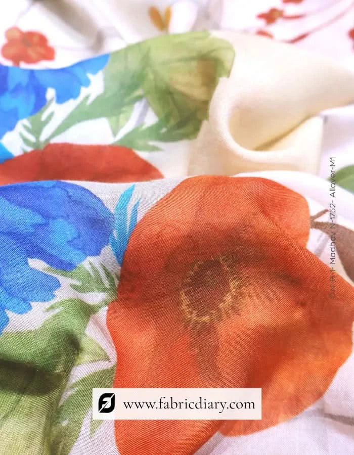 Bohemian floral muslin fabric Romania bulk fashion