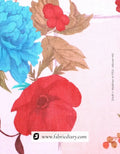 Floral muslin fashion fabric for Iceland local boutiques