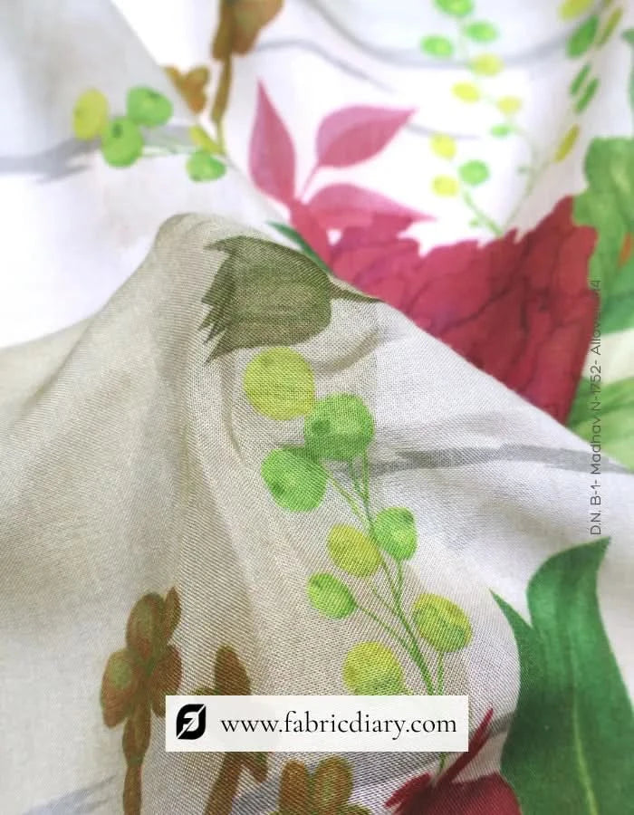 Printed muslin fabric for Bosnia fashion house suppliers