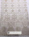 Handcrafted chikankari embroidery fabric – wholesale designer textile supplier