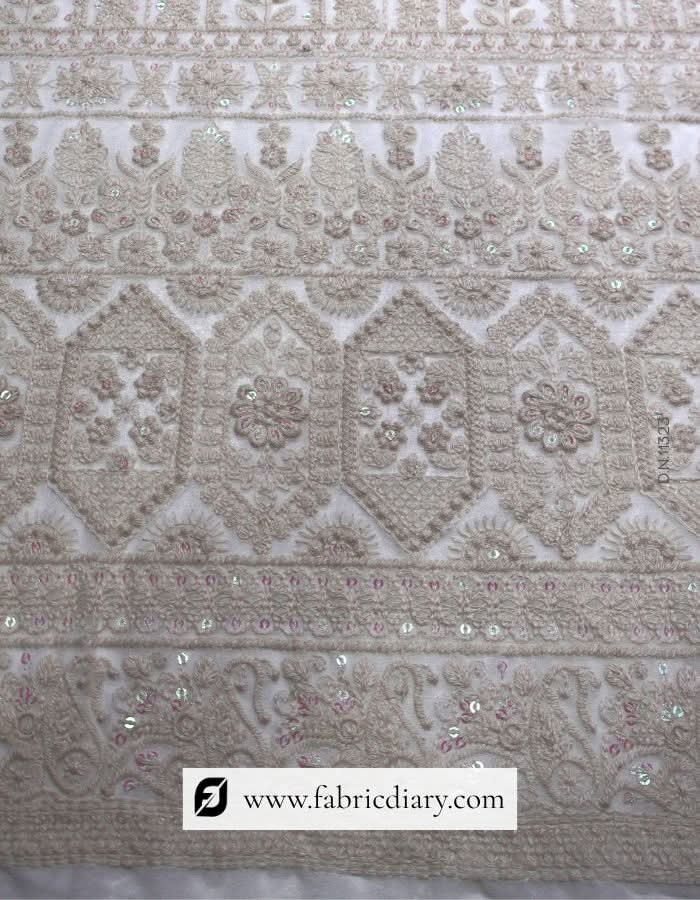 Buy chikankari embroidery fabric – wholesale supplier of daman dress material