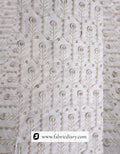 Designer groom fabric with royal embroidery pattern