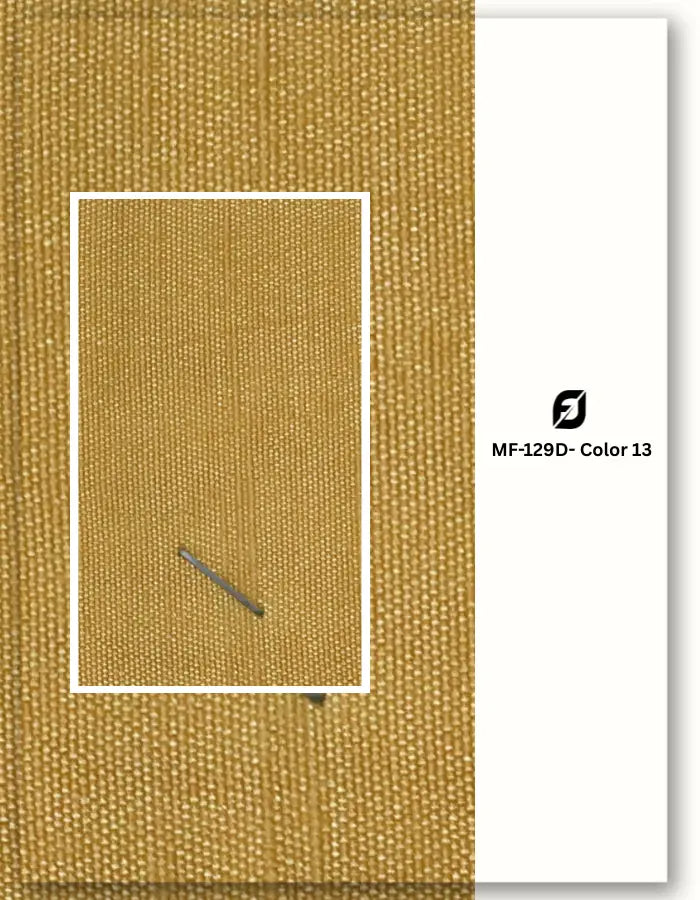 Mustard yellow viscose raw silk fabric for menswear bulk