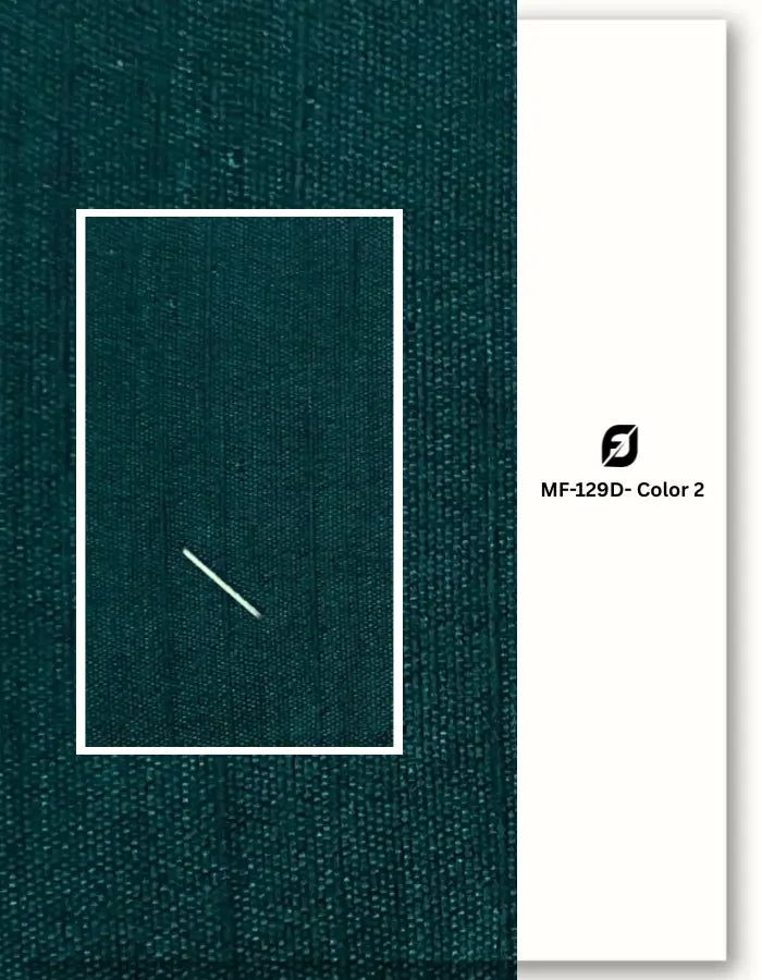 Dark green viscose raw silk saree fabric wholesale supplier