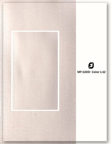 Cream white blend linen satin fabric for luxury wear