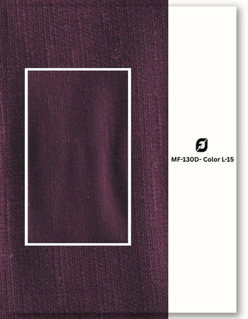 Dark purple blend linen satin fabric for couture outfits