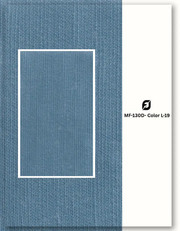 Power blue blend linen satin fabric for stage and performance wear