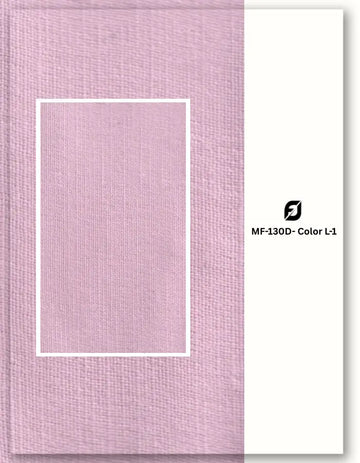 Muted pink blend linen satin fabric for designer evening gowns
