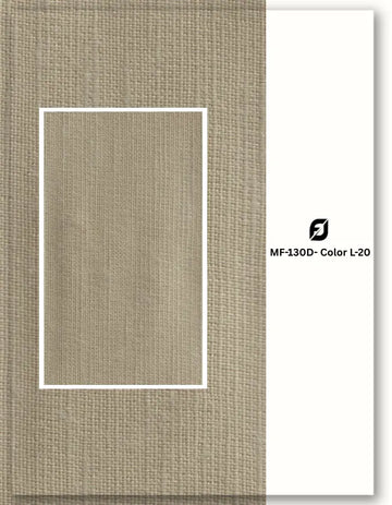 Beige brown blend linen satin fabric for casual wear