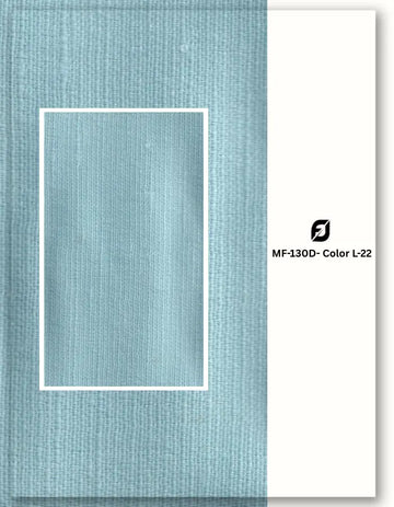 Mint cyan blend linen satin fabric for resort and cruise outfits
