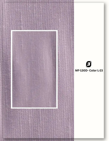 Light purple blend linen satin fabric for cocktail and party wear