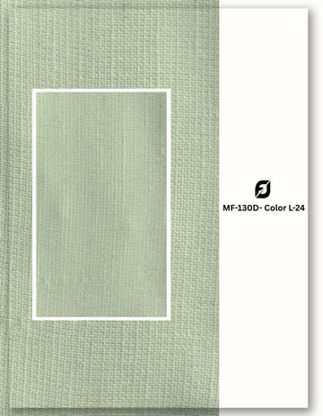 Mint green blend linen satin fabric for sports and active wear