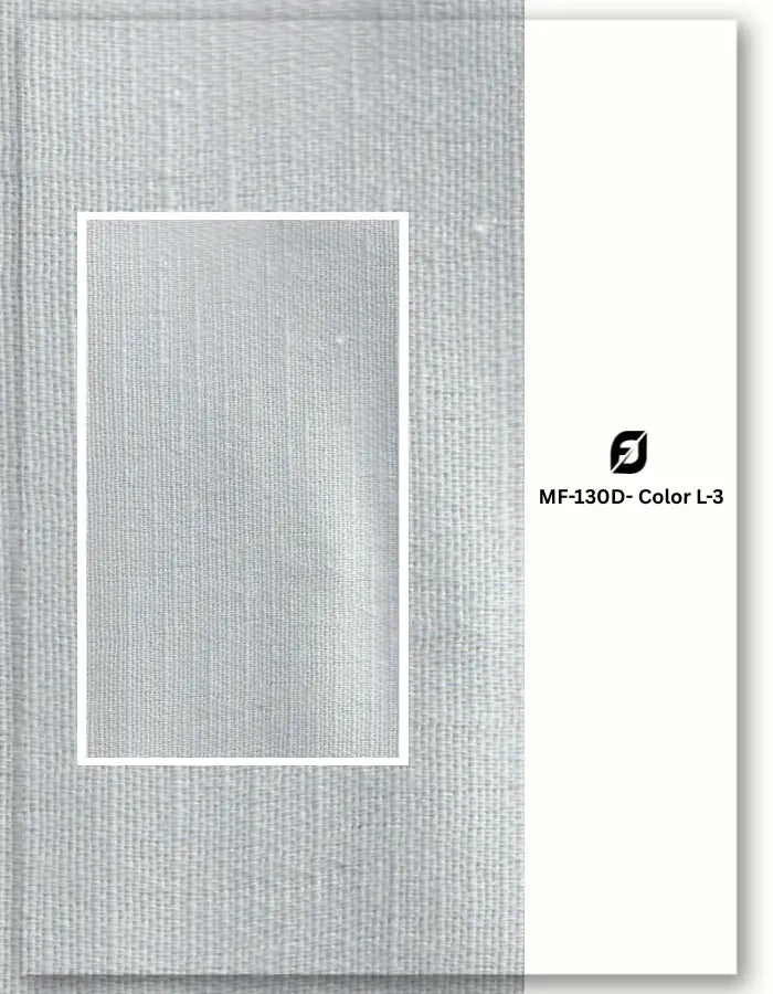 Gray blend linen satin fabric for blazer and menswear