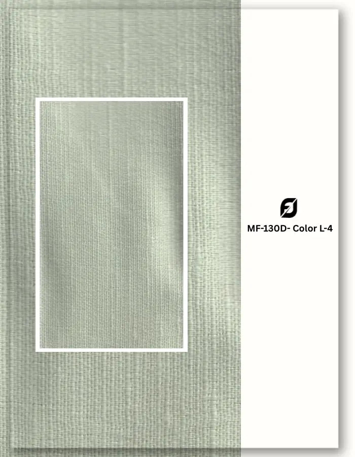 Mint gray blend linen satin fabric for western dresses