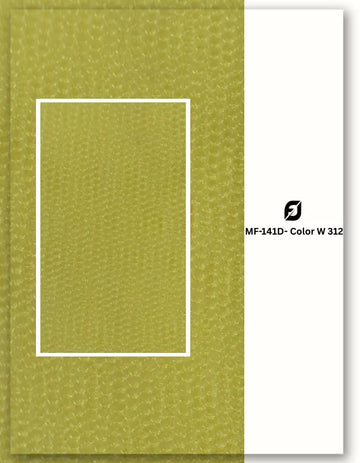 Pleated Butterfly Net Fabric for Structured Wear