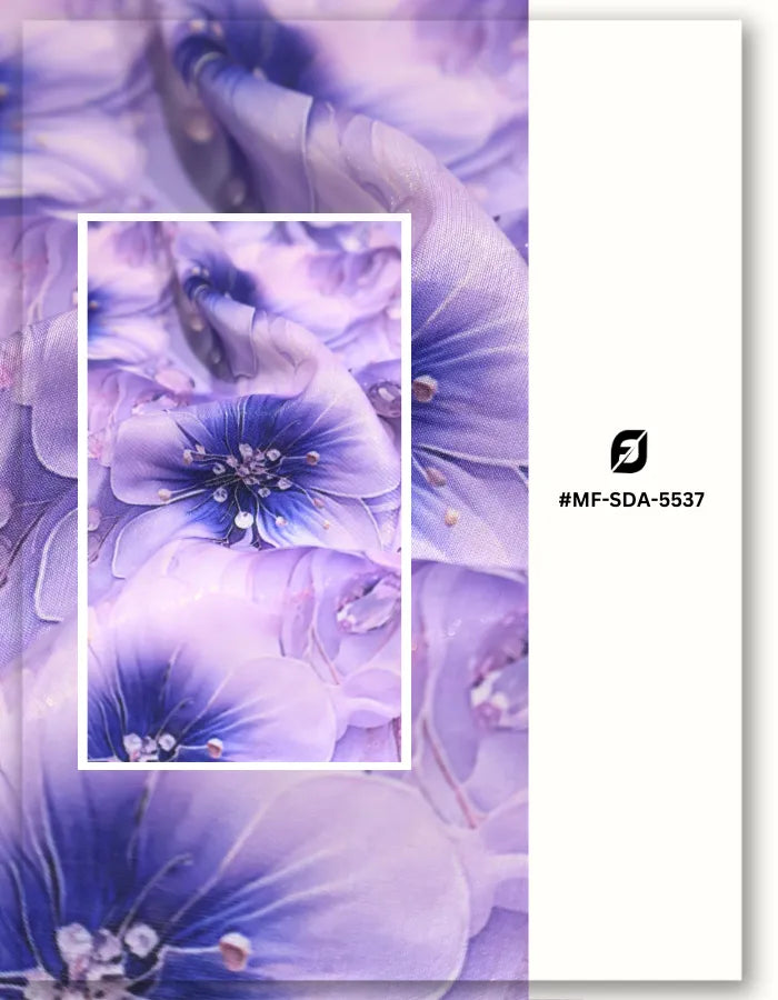 party floral silk fabric for stylish dresses