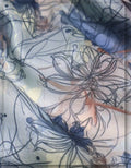 high quality floral silk fabric for elegant outfits