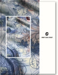 premium floral silk fabric for wardrobe design