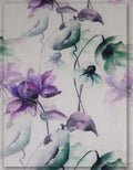 pleated floral silk fabric for elegant wear
