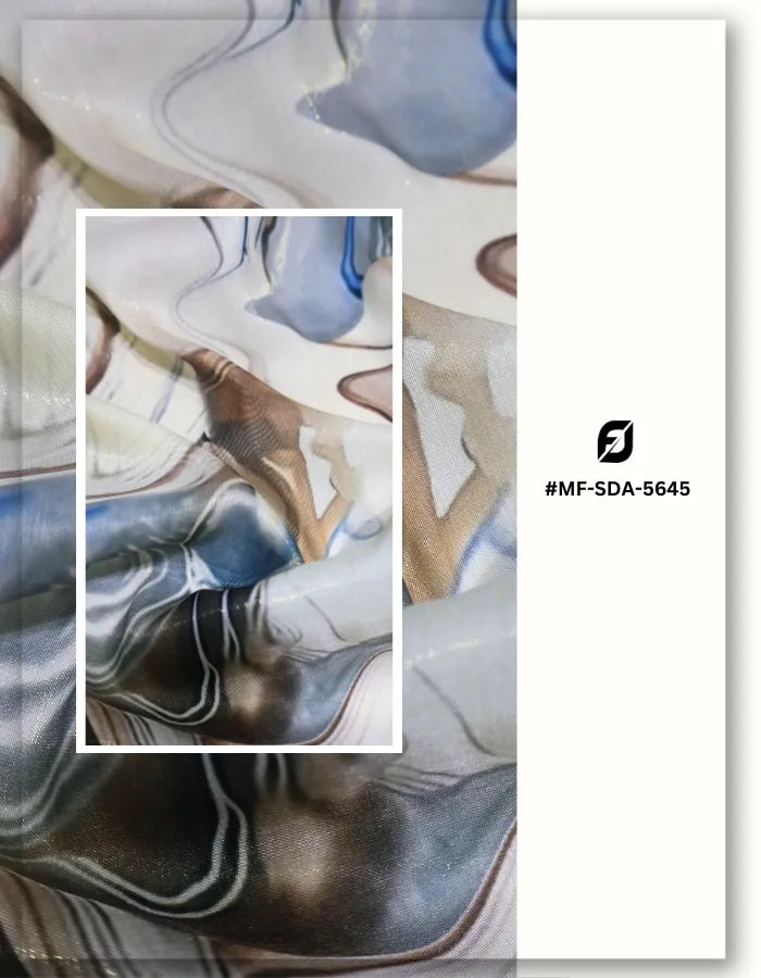 couture floral silk fabric for evening gowns