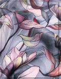party wear floral silk fabric for elegant outfits