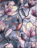 digital floral silk fabric for modern outfits