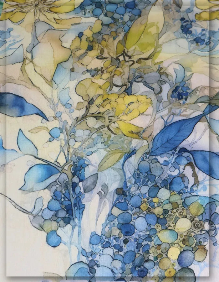 elegant floral silk fabric for party wear outfits